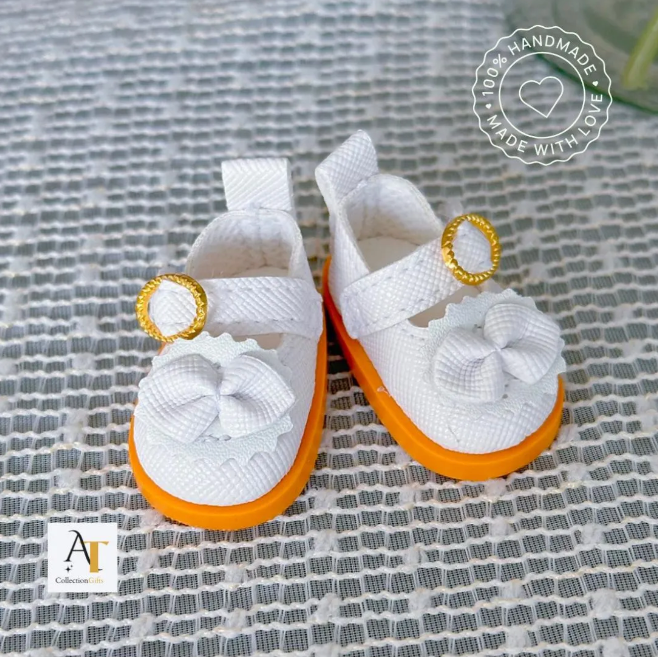 Labubu Doll Shoes - Stylish White and Black Colors for 17cm Dolls